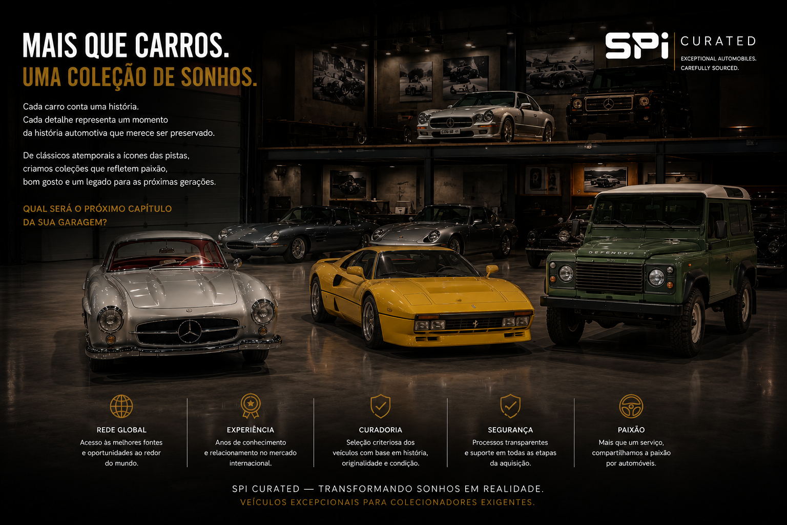 More Than Cars. A Collection of Dreams.